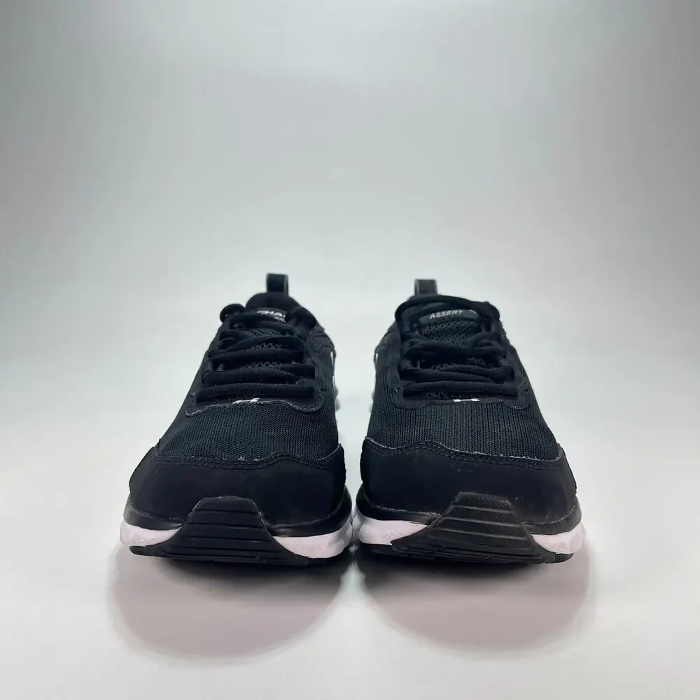 Under Armour UA Charged Assert 9 Black Running Shoes 3024857-001 Men's Size 8 4E